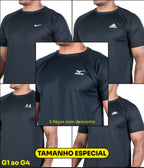 (G1 ao G4) Compre 3 e Leve 5 -  KIT ALL BLACK DRY FIT Basic