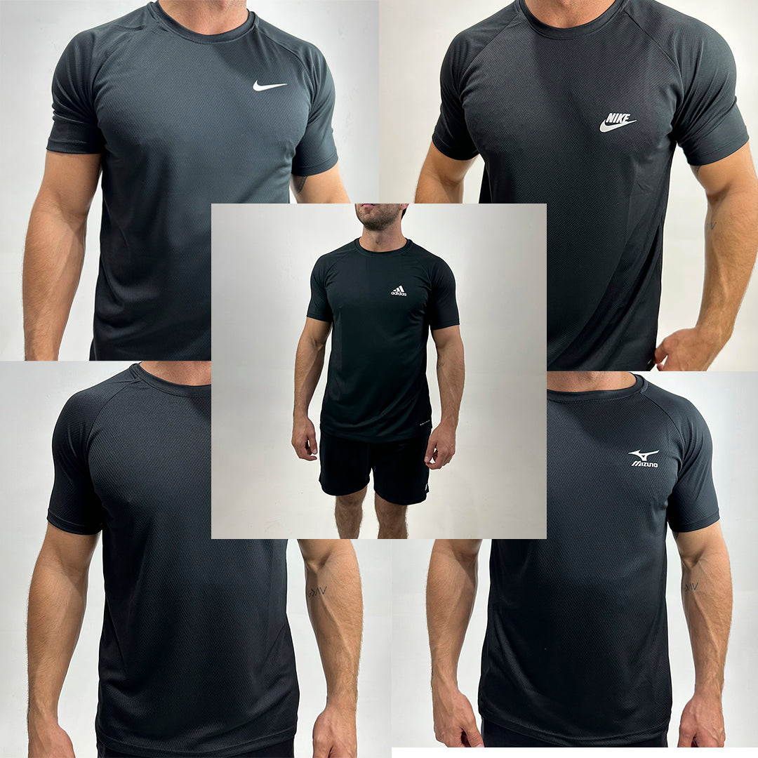COMPRE 2 E LEVE 3 - Camisetas Dry fit Premium BLACK