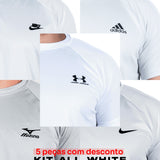 Compre 3 e Leve 5 - Kit ALL White DRY FIT Basic